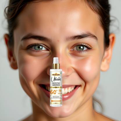 Utkrisht Sunscreen - SPF 60+ PA+++ Khadi Herbal SPF 60 Lotion for Pollution and UV Protection