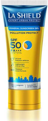 La Shield Sunscreen - SPF 50 PA+++ expert urban protect mineral sunscreen gel