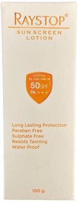 RAYSTOP Sunscreen - SPF 50 PA+++ Sunscreen Lotion SPF 50