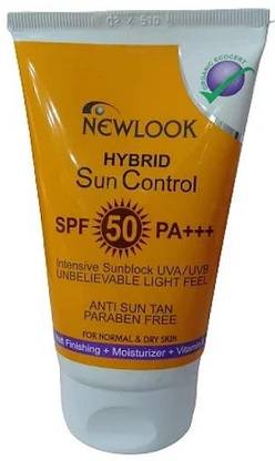 NEWLOOK Sunscreen - SPF 50 PA++++ Korean sunscreen light weight tan removal wpf 30