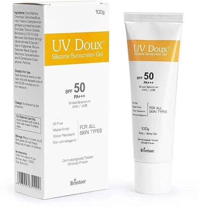 Brinton Sunscreen - SPF 50 PA+++ Face & Body Sunscreen gel with SPF 50 in Matte Finish and Oil Free Formula| Water Resistant Sunscreen| Protection against UVA/UVB Rays