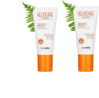 Heliocare Sunscreen - SPF 50+ PA++++ Water Gel Spf50+ 60Ml / Sun Cream For Face/Daily Care Pack of 2