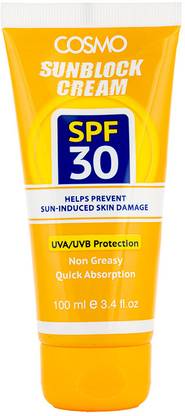 COSMO Sunscreen - SPF 50 Sunblock Cream SPF 30