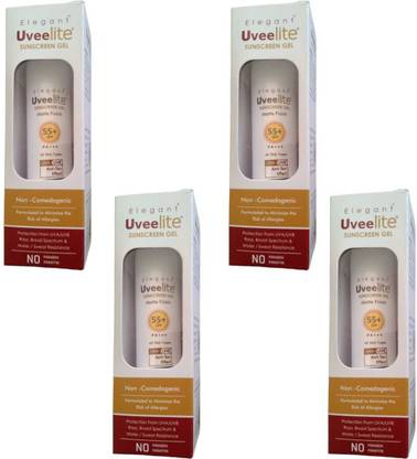 Uveelite Sunscreen - SPF 50 PA+++ SUNSCEEN PACK OF 4