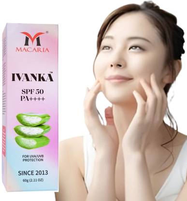 MACARIA Sunscreen - SPF 50 PA++++ Ivanka Spf 50 PA++++ Cream Vagina Area lotion