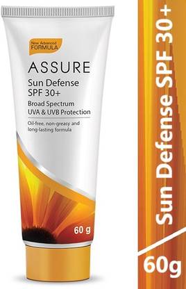 ASSURE Sunscreen - SPF 50 Sun Defense SPF 30+ Broad Spectrum UVA & UVB Protection