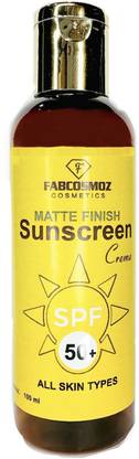 FABCOSMOZ Sunscreen - SPF 50 PA+ Matte Finish Sunscreen Cream All Screen Type