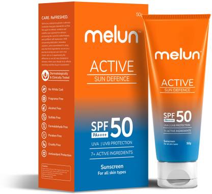 Melun Sunscreen - SPF 50 PA++++ Active Sun Defence