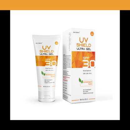 DEXTRON Sunscreen - SPF 30 PA+++  UV Shield Ultra Gel  Broad Spectrum