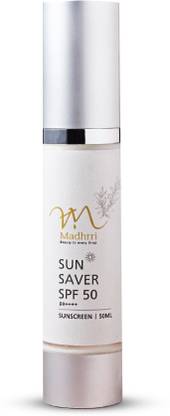Madhrri Sunscreen - SPF 50 PA++++ sunsaver SPF 50 PA++++