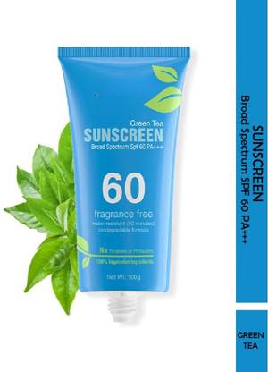 AEPRUY Sunscreen - SPF 60 PA+++ Sunscreen - SPF 50 PA+++ Green Tea Sunscreen Broad Spectrum Spf 60 PA+++ *