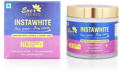 Ever Secret Sunscreen - SPF 50 PA+ Day Cream (UVA/UVB Protection) - 100 g