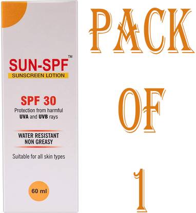 SUN SPF Sunscreen - SPF 50 PA+++ 30 SUNSCREEN FOR SKIN CARE FROM SUN PACK OF 1