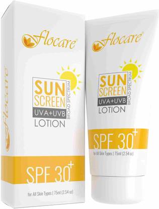 Flocare Sunscreen - SPF 50 SUN SCREEN LOTION UVA + UVB