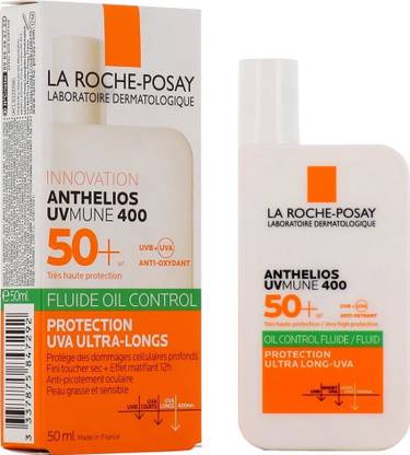 La Roche Posay Sunscreen - SPF 50+ PA+ Anthelios UVmune 400 Fluid Oil-Control SPF50+