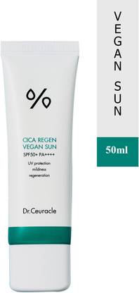 Dr.Ceuracle Sunscreen - SPF 50+ PA++++ Cica Regen Vegan Sun 50ml