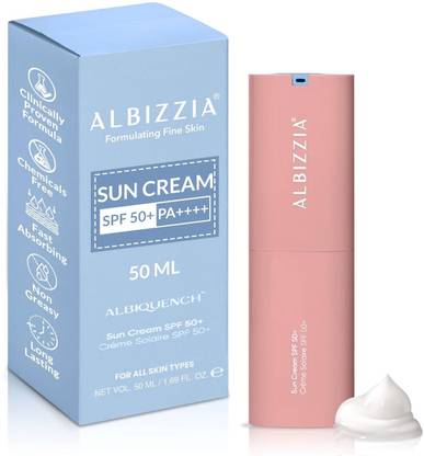 ALBIZZIA Sunscreen - SPF 50 PA++++ Non-Oily Lightweight For Men & Women with Quick Absorption Formula