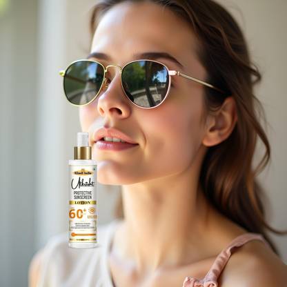 Utkrisht Sunscreen - SPF 60+ PA+++ Khadi SPF 60 Lotion with Herbal Extracts for Tan Reduction