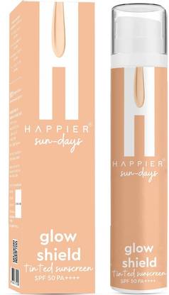 HAPPIER Sunscreen - SPF 50 PA++++ Sun-days Glow Shield Tinted Sunscreen