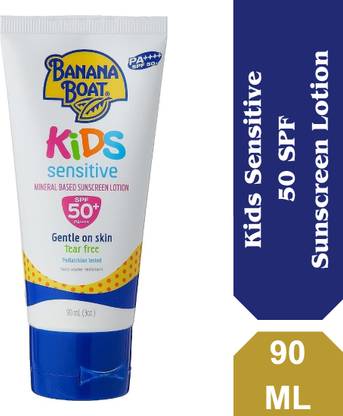 Banana Boat Sunscreen - SPF 50 PA++++ Kids Sensitive Tear Free