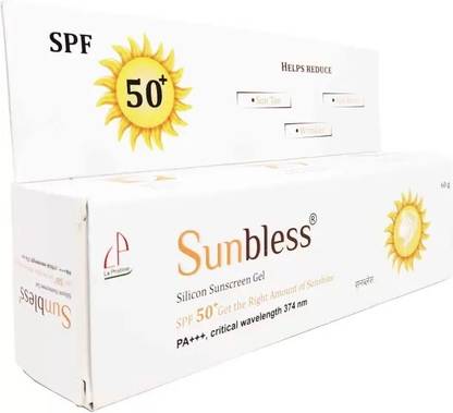 sunbless Sunscreen - SPF 50 PA+++ Silicon Sunscreen Gel