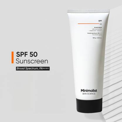 मिनिमलिस्ट Lightweight with Niacinamide & Multi-Vitamins | No WhiteCast |Broad Spectrum SPF - 50 PA++++