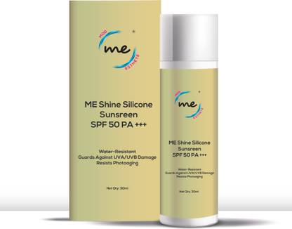 MOD ESTHETE ME Sunscreen - SPF 50 PA++++ SHINE Silicone Sunscreen Gel | SPF | Matte Finish | Avobenzone, Green Tea