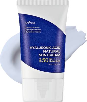 Isntree Sunscreen - SPF 50+ PA++++ Sunscreen | Hyaluronic Acid-Based Mineral Sun Cream | 50ml for Daily Wear