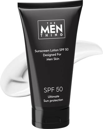 THE MEN THING Sunscreen - SPF 50 PA+++ SunScreen for Men Skin - Oil-Free Man SunScreen from Japan for All Skin Types