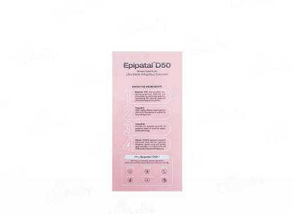 EPIPATAL Sunscreen - SPF 50+ PA++++ D50 ULTRA MATTE SUNSCREEN