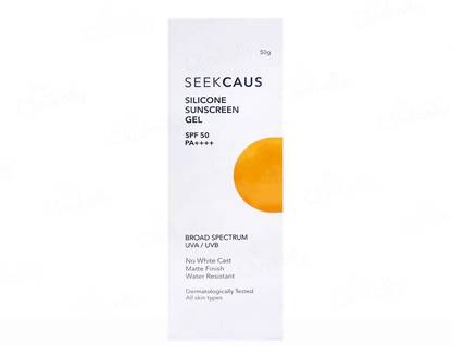 dermis oracle Sunscreen - SPF 50 PA++++ Seekcaus Silicone Sunscreen Gel