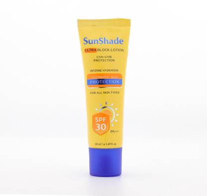 Leeford Sunscreen - SPF 30 PA+++ Sunshade Ultra Block Sunscreen Lotion| UVA + UVB & Broad Spectrum Protection