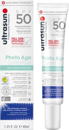 Ultrasun Sunscreen - SPF 50 PA++++ Photo Age Control Fluid Sensitive Skin Sunscreen Gel SPF 50 PA