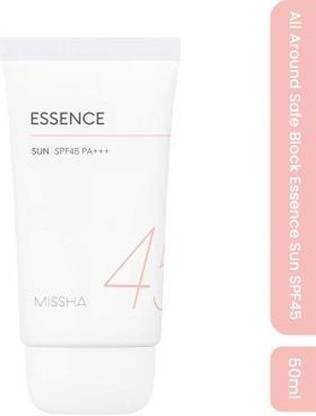 Missha Sunscreen - SPF 50 PA+++ ALL AROUND SAFE BLOCK SUN SPF45 PA+++ protection from (UVA &UVB)