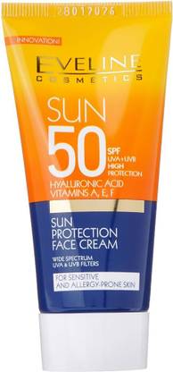 Eveline Sunscreen - SPF 50 Cosmetics Sun Protection Face Cream SPF50 50ml