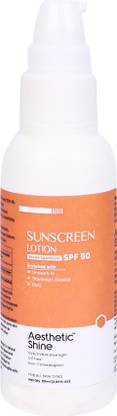 Aesthetic Shine Sunscreen - SPF 50 Sunscreen lotion