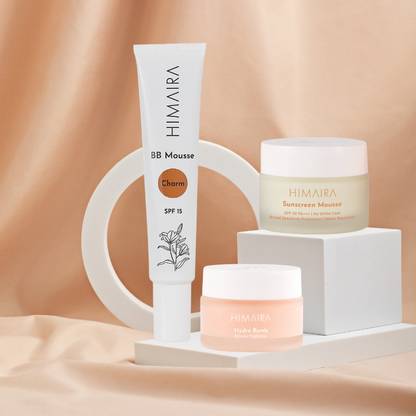 Himaira Global Everyday Essentials (Charm, Hydro Bomb Intense Hydration, Sunscreen Mousse)