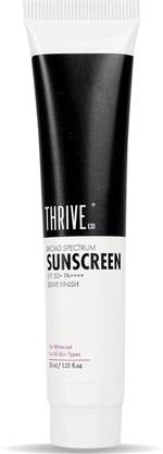 ThriveCo Sunscreen - SPF 50 PA++++ Broad Spectrum Sunscreen SPF 50+ PA++++ for Dewy Finish and No Whitecast