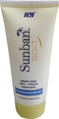 sunban Sunscreen - SPF 50 PA++++ SOFT BROAD SPECTRUM SUN SCREEN