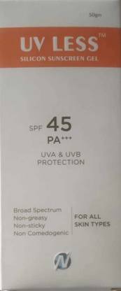 UV LESS Sunscreen - SPF 45 PA+++ SI