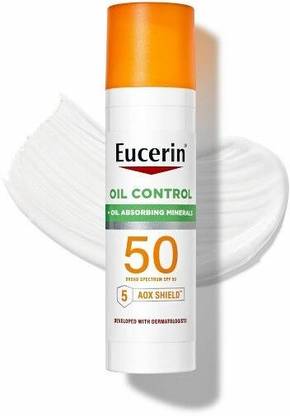 Eucerin Sunscreen - SPF 50 Face Oil Control Sunscreen Lotion - SPF 50