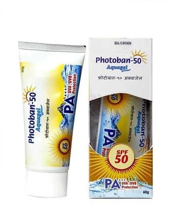 Photoban Sunscreen - SPF 50 PA+++ aquagel SPF-50,