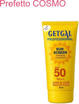 Prefetto COSMO Sunscreen - SPF 50 PA+++ Face Protection Sunscreen SPF 50 PA++++ with Cooling Technology