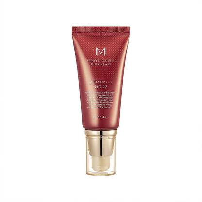 Missha Sunscreen - SPF 42 PA+++ M Perfect Cover BB Cream #27 SPF 42 PA+++ 50ml-Lightweight, Multi-Function, High Coverage Makeup to help infuse moisture for firmer-looking skin with reduction in appearance of fine line