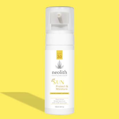 NEOLITH Sunscreen - SPF 30 PA++ Face & Body Lotion with UVA-UVB | Dual Action | Broad Spectrum