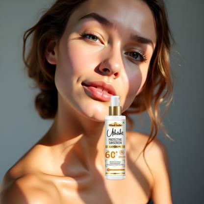 Utkrisht Sunscreen - SPF 60+ PA+++ Khadi SPF 60 Sunscreen for Refreshing Skin Feel