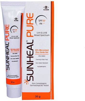 Sunheal Sunscreen - SPF 50 PA+++ PURE Sunscreen Gel