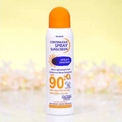 DAQAN Sunscreen - SPF 50 PA+ COLLAGEN ULTRA LIGHTWEIGHT FEEL CONTINUOUS SPRAY SUNSCREEN