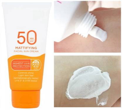 MYEONG Sunscreen - SPF 50 PA+ Sunscreen Cream SPF 50 Plus For Brightening Anti-Sun Day Sunscreen Cream