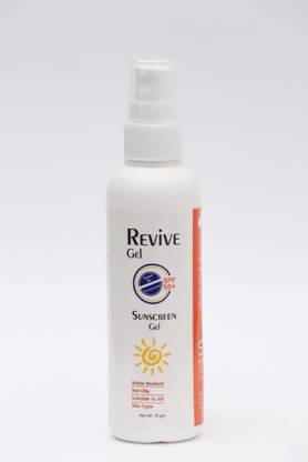 Revive Sunscreen - SPF 50 PA+ Sunscreen Gel Broad Spectrum UVA and UVB Protection